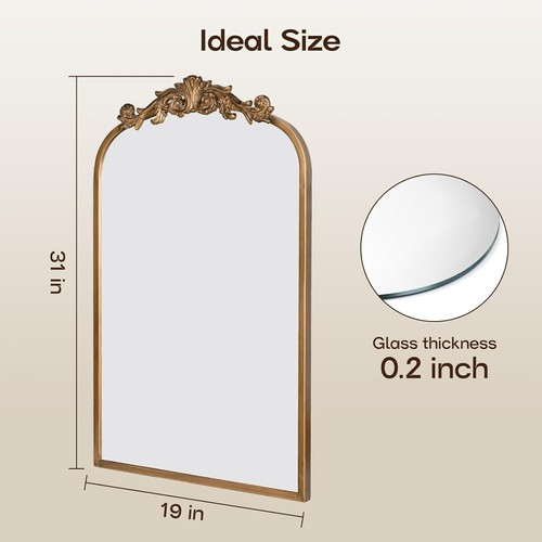 Ushower gold vintage mirror - ushower,